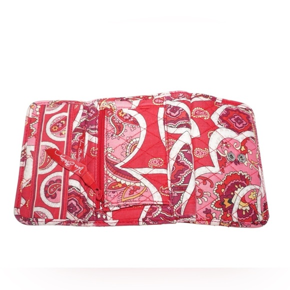 Vera Bradley BOGO FREE SALE Rosy Posies Euro Wallet - Picture 9 of 9